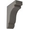 Ekena Millwork 3 1/2"W x 8 1/2"D x 11"H Bedford Wood Vintage Decor Bracket, Reclaimed Grey BKTWD04X09X11BEGY - alternate 1